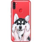 Прозрачный чехол BoxFace Samsung Galaxy A11 (A115) Husky