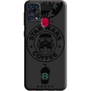 Черный чехол BoxFace Samsung M315 Galaxy M31 Dark Coffee