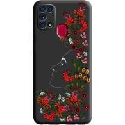 Черный чехол BoxFace Samsung M315 Galaxy M31 3D Ukrainian Muse