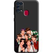 Черный чехол BoxFace Samsung M315 Galaxy M31 BTS