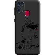 Черный чехол BoxFace Samsung M315 Galaxy M31 