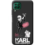 Черный чехол BoxFace Huawei P40 Lite For Karl