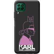 Черный чехол BoxFace Huawei P40 Lite Pink Karl