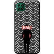 Черный чехол BoxFace Huawei P40 Lite Man Pattern