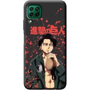 Черный чехол BoxFace Huawei P40 Lite Атака Титанов Леви