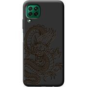 Черный чехол BoxFace Huawei P40 Lite Chinese Dragon