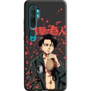 Черный чехол BoxFace Xiaomi Mi Note 10 / Mi Note 10 Pro Атака Титанов Леви