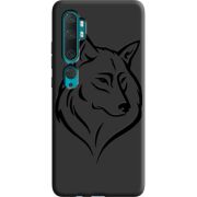 Черный чехол BoxFace Xiaomi Mi Note 10 / Mi Note 10 Pro Wolf