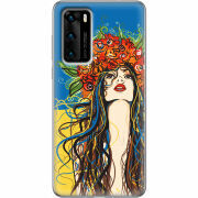 Чехол BoxFace Huawei P40 Ukraine Girl