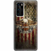 Чехол BoxFace Huawei P40 Harley An American Legend
