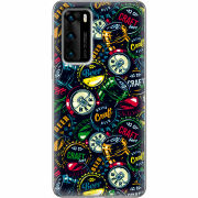 Чехол BoxFace Huawei P40 Bottle Caps