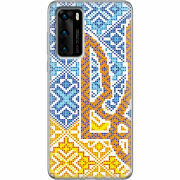 Чехол BoxFace Huawei P40 Тризуб Вишивка
