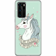 Чехол BoxFace Huawei P40 My Unicorn