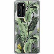 Прозрачный чехол BoxFace Huawei P40 Banana Leaves