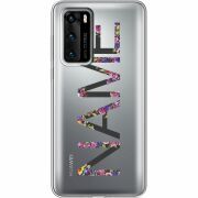 Прозрачный чехол BoxFace Huawei P40 Именной