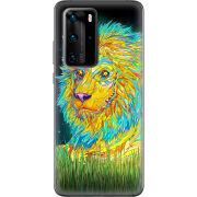 Чехол BoxFace Huawei P40 Pro Moonlight Lion