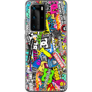 Чехол BoxFace Huawei P40 Pro Multicolored Inscriptions