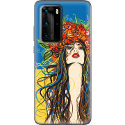 Чехол BoxFace Huawei P40 Pro Ukraine Girl
