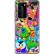 Чехол BoxFace Huawei P40 Pro friends brawl stars