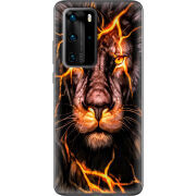 Чехол BoxFace Huawei P40 Pro Fire Lion