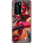 Чехол BoxFace Huawei P40 Pro Woman Deadpool