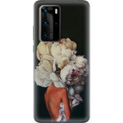 Чехол BoxFace Huawei P40 Pro Exquisite White Flowers