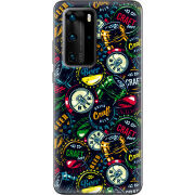 Чехол BoxFace Huawei P40 Pro Bottle Caps