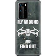 Чехол BoxFace Huawei P40 Pro Дрон Fly Around