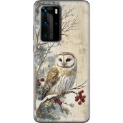 Чехол BoxFace Huawei P40 Pro Christmas Owl