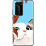 Чехол BoxFace Huawei P40 Pro Wondering Cat