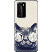 Чехол BoxFace Huawei P40 Pro Соглядатай Кот