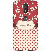 Чехол Uprint Motorola Moto G4 XT1622 Именной Polka Dots