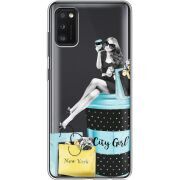Прозрачный чехол BoxFace Samsung Galaxy A41 (A415) City Girl