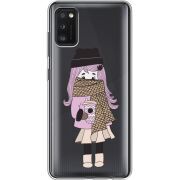 Прозрачный чехол BoxFace Samsung Galaxy A41 (A415) Winter Morning Girl