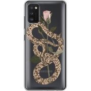 Прозрачный чехол BoxFace Samsung Galaxy A41 (A415) Glamor Snake