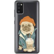Прозрачный чехол BoxFace Samsung Galaxy A41 (A415) Dog Coffeeman