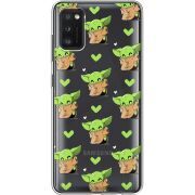 Прозрачный чехол BoxFace Samsung Galaxy A41 (A415) Pattern Baby Yoda
