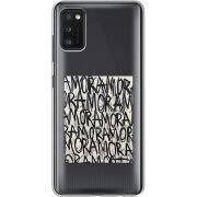 Прозрачный чехол BoxFace Samsung Galaxy A41 (A415) Amor Amor