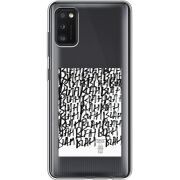 Прозрачный чехол BoxFace Samsung Galaxy A41 (A415) Blah Blah