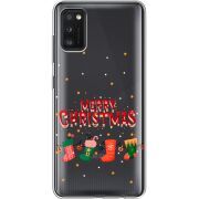 Прозрачный чехол BoxFace Samsung Galaxy A41 (A415) Merry Christmas