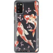Прозрачный чехол BoxFace Samsung Galaxy A41 (A415) Japanese Koi Fish