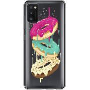 Прозрачный чехол BoxFace Samsung Galaxy A41 (A415) Donuts