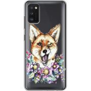 Прозрачный чехол BoxFace Samsung Galaxy A41 (A415) Winking Fox
