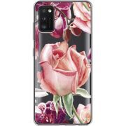 Прозрачный чехол BoxFace Samsung Galaxy A41 (A415) Rose