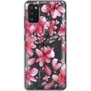 Прозрачный чехол BoxFace Samsung Galaxy A41 (A415) Pink Magnolia
