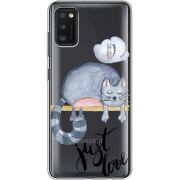 Прозрачный чехол BoxFace Samsung Galaxy A41 (A415) Just Love