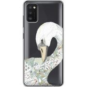 Прозрачный чехол BoxFace Samsung Galaxy A41 (A415) Swan