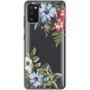Прозрачный чехол BoxFace Samsung Galaxy A41 (A415) Floral