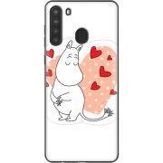 Чехол BoxFace Samsung Galaxy A21 (A215) Mumintroll