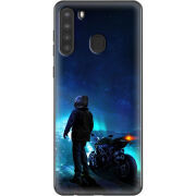 Чехол BoxFace Samsung Galaxy A21 (A215) Motorcyclist